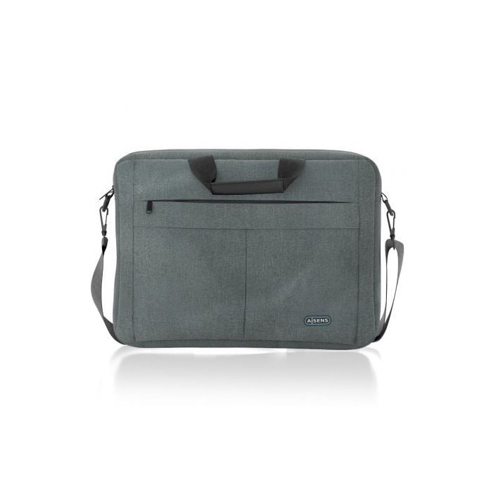 Maletín Aisens ASBG-BC025-GR para Portátiles hasta 15.6'/ Gris | Maletines y Fundas