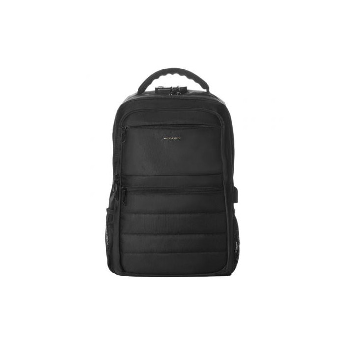 Mochila Vention KRKB0 para Portátiles hasta 17'/ 20L/ Impermeable/ Puerto USB/ Antirrobo/ Negra | Mochilas