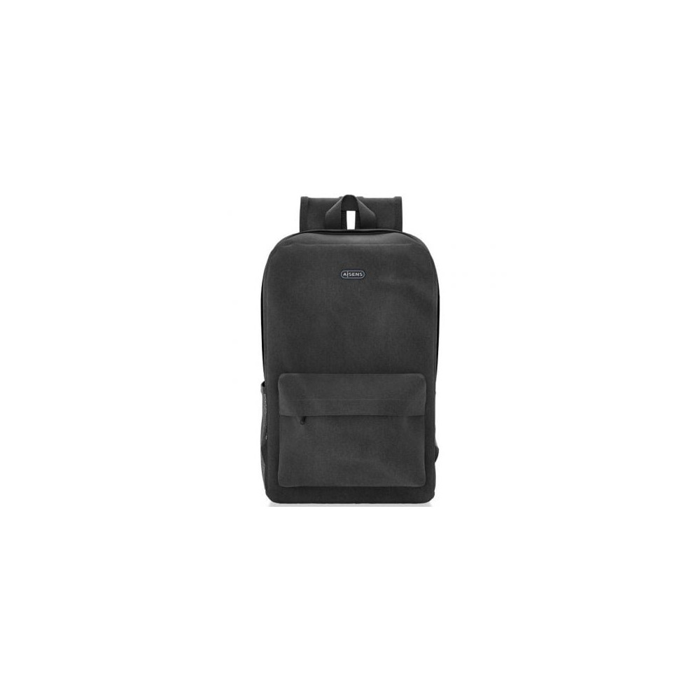 Mochila Aisens ASBG-BP080-BK para Portátiles hasta 15.6'/ Negro | Mochilas