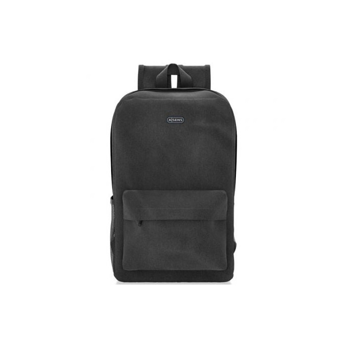 Mochila Aisens ASBG-BP080-BK para Portátiles hasta 15.6'/ Negro | Mochilas