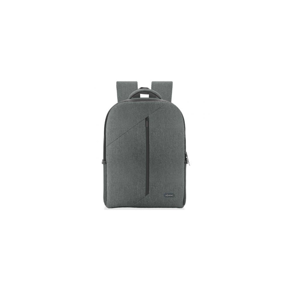 Mochila Aisens Premium ASBG-BP084-GR para Portátiles hasta 15.6'/ Gris | Mochilas