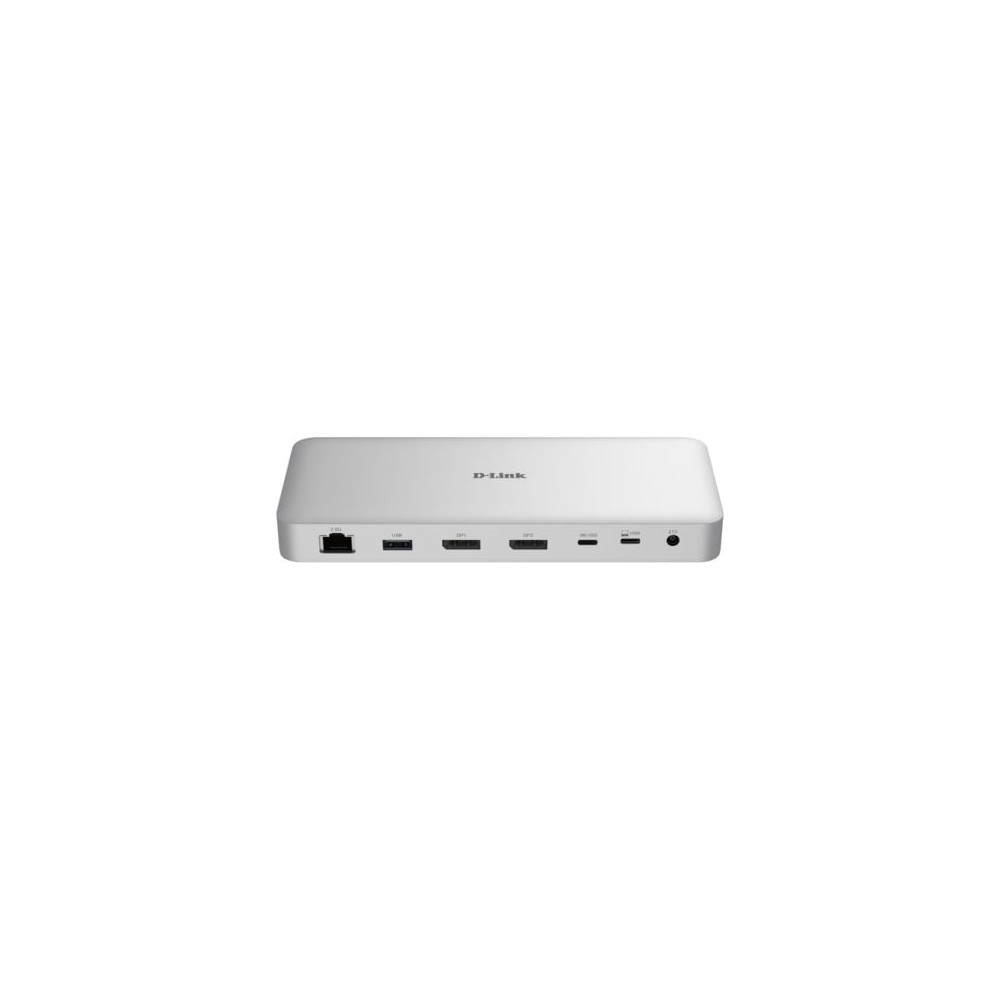 Docking USB Tipo-C 4.0 D-Link DUF-901/E/ 3xUSB/ 3xUSB Tipo-C/ 2xDisplayPort/ 1xRJ45/ 1xUSB Tipo-C PD/ Blanco | Docks