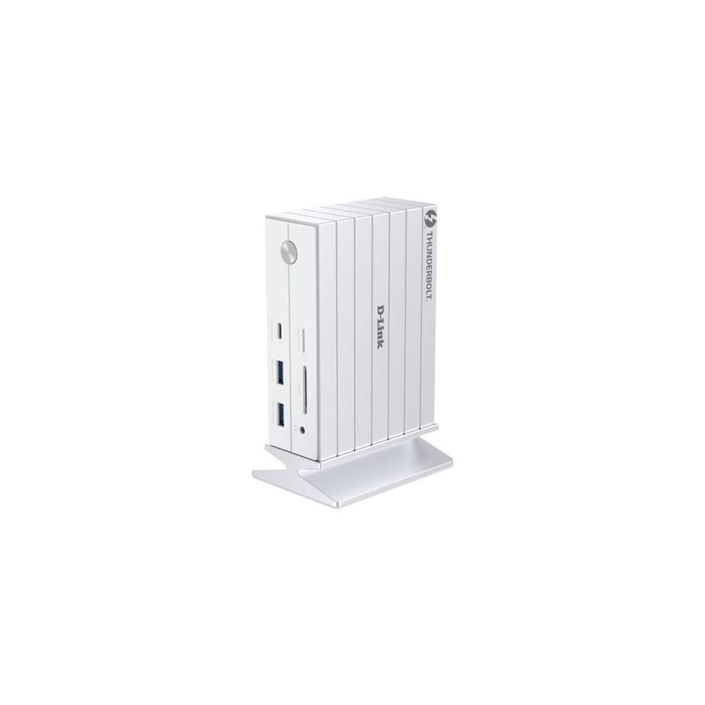 Docking Thunderbolt 4 D-Link DUF-E01/E/ 5xUSB/ 2xUSB Tipo-C/ 2xThunderblot/ 1xDisplayPort/ 1xHDMI 4K/ 1xRJ45/ 1xJack 3.5/ 1xLect