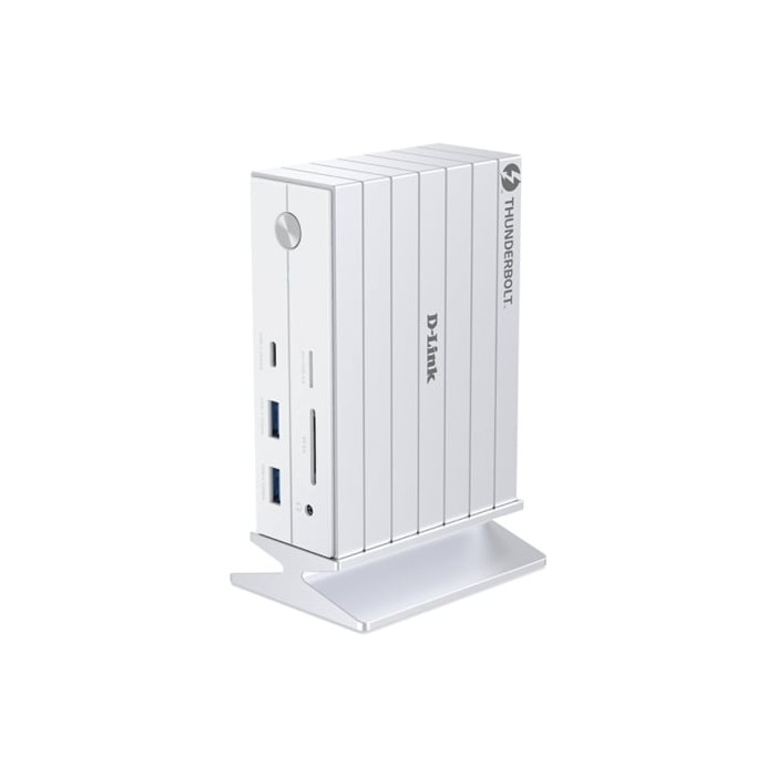 Docking Thunderbolt 4 D-Link DUF-E01/E/ 5xUSB/ 2xUSB Tipo-C/ 2xThunderblot/ 1xDisplayPort/ 1xHDMI 4K/ 1xRJ45/ 1xJack 3.5/ 1xLect