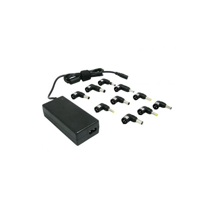 Cargador de Portátil Leotec/ 70W/ Automático/ 10 Conectores/ Voltaje 15-20V | Cargadores