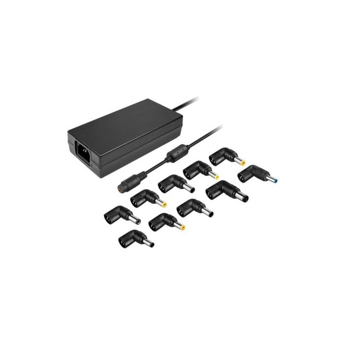 Cargador de Portátil Leotec Notebook/ 120W/ Automático/ 10 Conectores/ Voltaje 12-20V | Cargadores