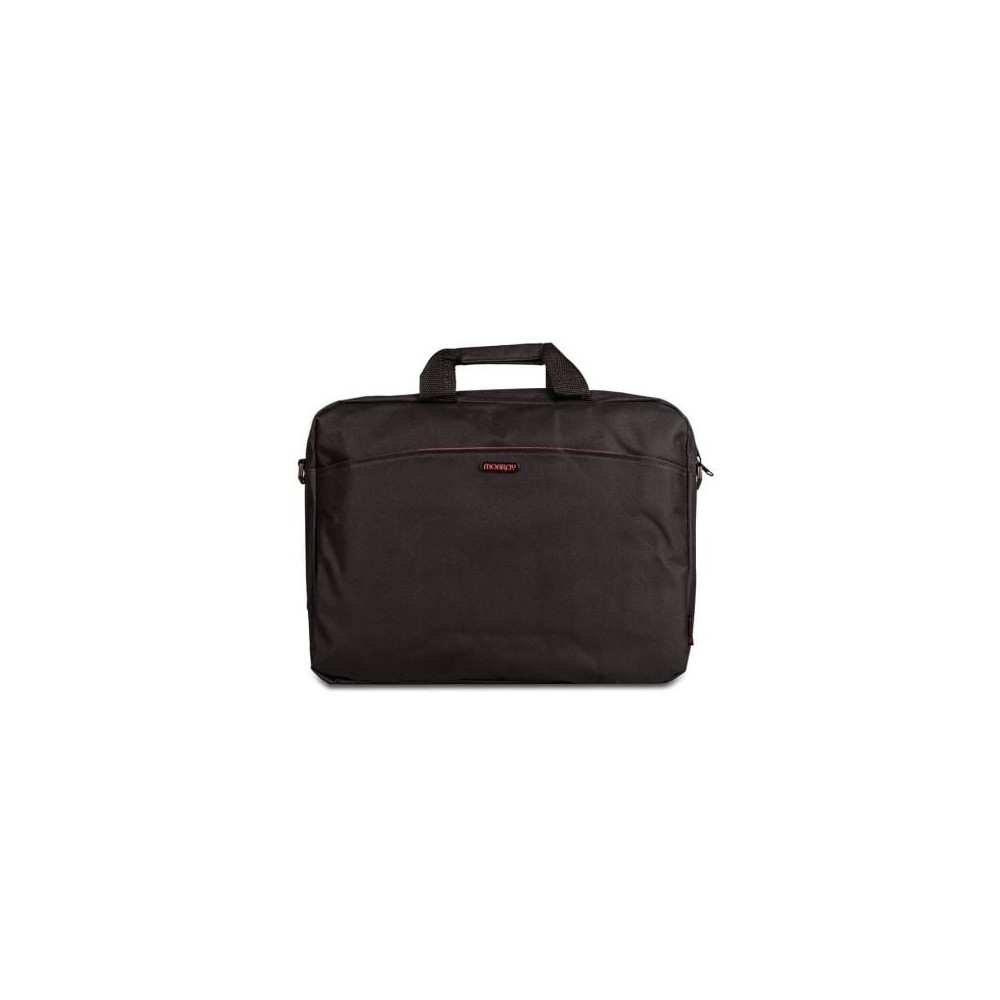 Maletín Monray Enterprise para Portátiles hasta 15.6'/ Negro/ Rojo | Maletines y Fundas