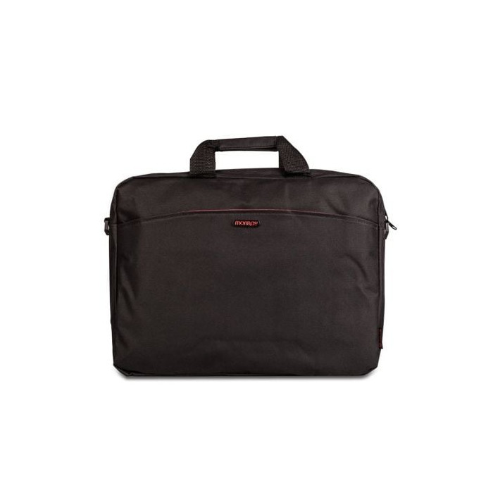 Maletín Monray Enterprise para Portátiles hasta 15.6'/ Negro/ Rojo | Maletines y Fundas