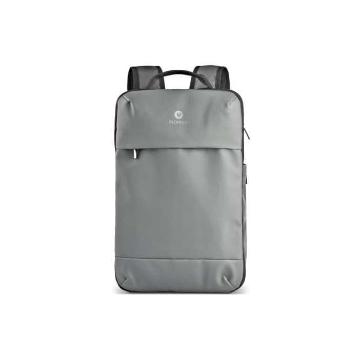 Mochila Expansible NGS Monray Sacks Horizon para Portátiles hasta 14'/ Impermeable/ Gris | Mochilas