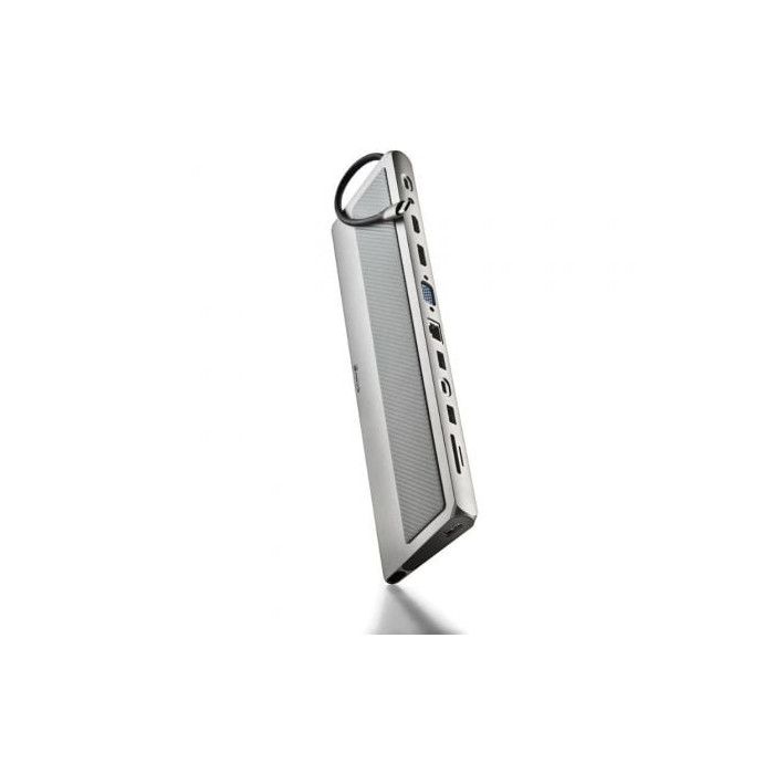 Docking USB Tipo-C NGS WonderDock 12 Pro/ 3xUSB/ 2xHDMI 4K/ 1xVGA/ 1xRJ45/ 1xLector de Tarjetas/ 1xJack 3.5/ 1xUSB Tipo-C PD/ Gr