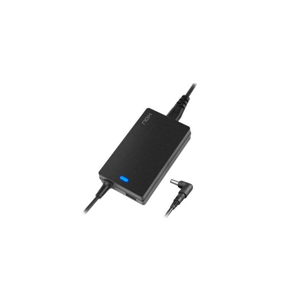 Cargador de Portátil Nox 65W/ 65W/ 1xUSB/ Automático/ 10 Conectores/ Voltaje 15-20V | Cargadores