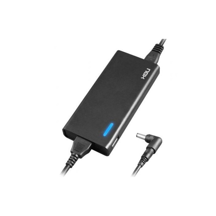 Cargador de Portátil Nox NXPWR90NB/ 1xUSB/ 90W/ Automático/ 10 Conectores/ Voltaje 15-20V | Cargadores