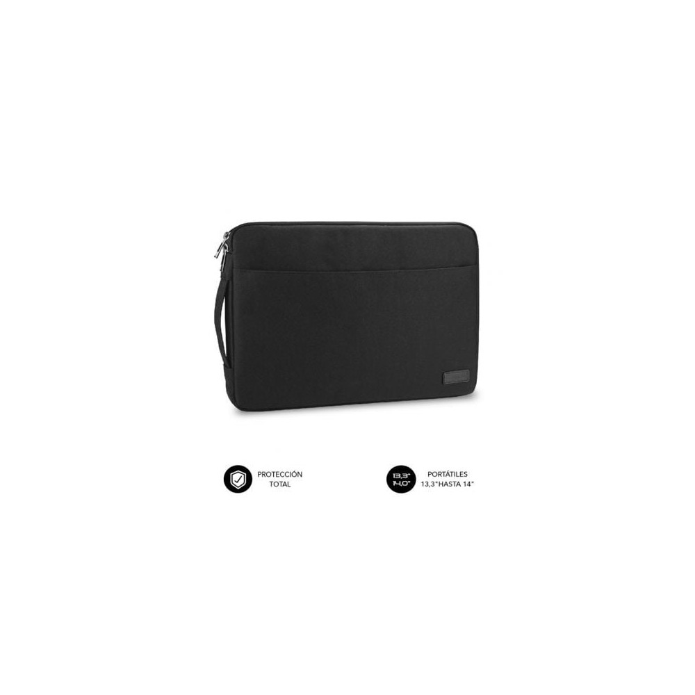 Funda Subblim Urban Laptop Sleeve para Portátiles hasta 14'/ Negra | Maletines y Fundas