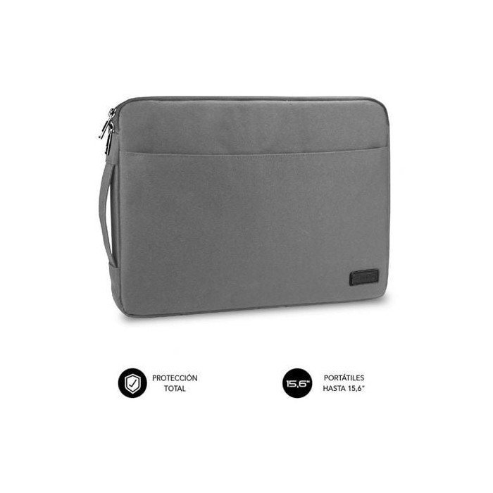 Funda Subblim Urban Laptop Sleeve para Portátiles hasta 15.6'/ Gris | Maletines y Fundas