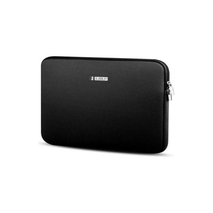 Funda Subblim Business Laptop Sleeve Neoprene V2 para Portátiles hasta 12.5'/ Negra | Maletines y Fundas