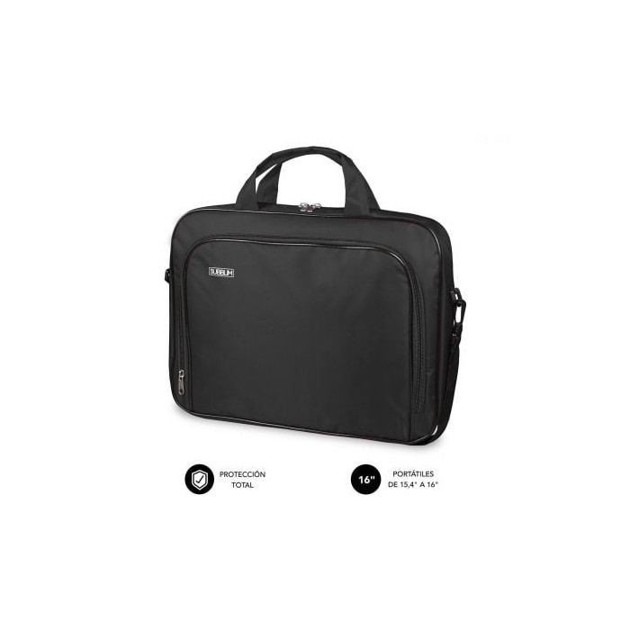 Maletín Subblim Oxford para Portátiles hasta 16'/ Negro | Maletines y Fundas