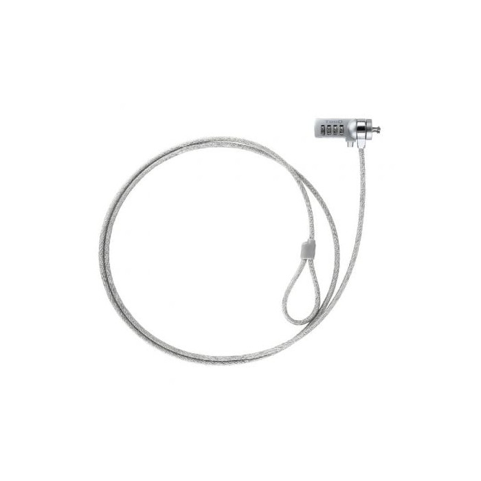 Cable de Seguridad para Portátiles TooQ TQCLKC0015/ 1.5m | Cables de Seguridad