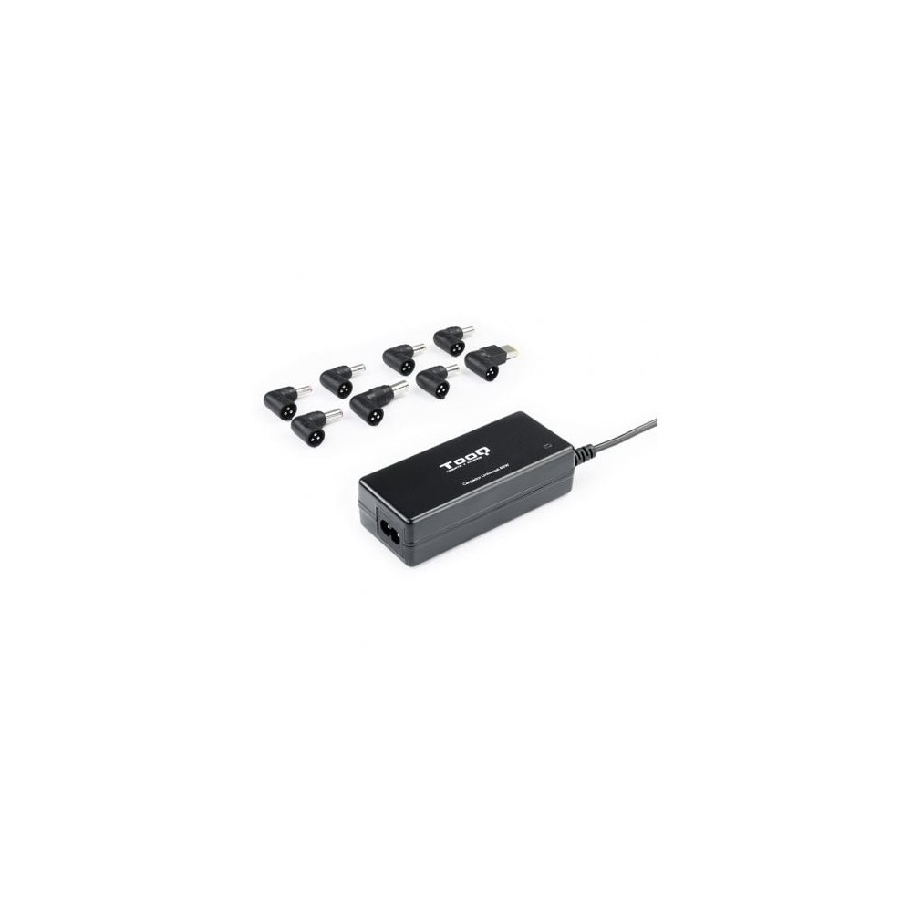 Cargador de Portátil TooQ TQLC-65BS02AT/ 65W/ 1xUSB/ Automático/ 8 Conectores/ Voltaje 18.5-20V/ 1 USB | Cargadores