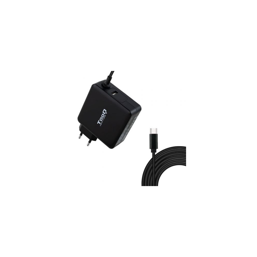 Cargador de Portátil TooQ TQLC-USBC65PD USB Tipo-C/ 1xUSB/ 65W/ Automático/ Voltaje 5-20V | Cargadores
