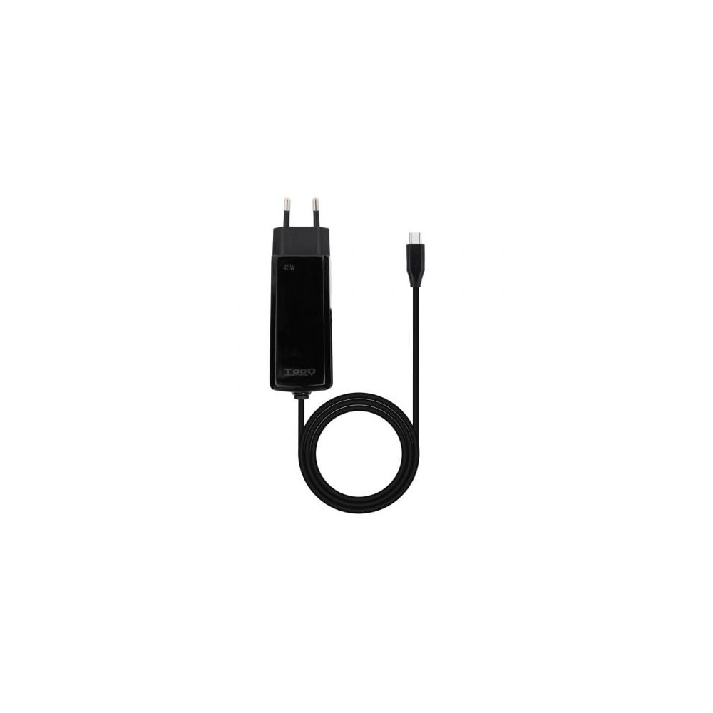 Cargador de Portátil GaN TooQ TQLC-USBCGAN45PD-C USB Tipo-C/ 45W/ Automático/ Voltaje 5-20V | Cargadores
