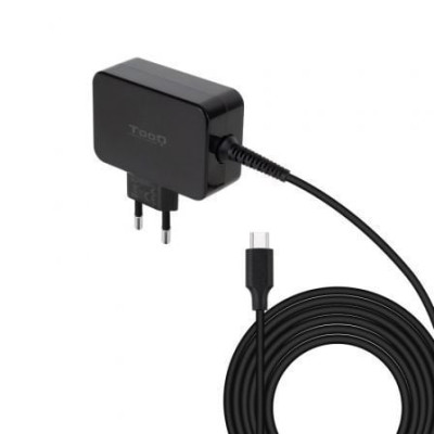 Cargador de Portátil GaN TooQ TQLC-USBCGAN65PD USB Tipo-C/ 65W/ Automático/ Voltaje 5-20V | Cargadores