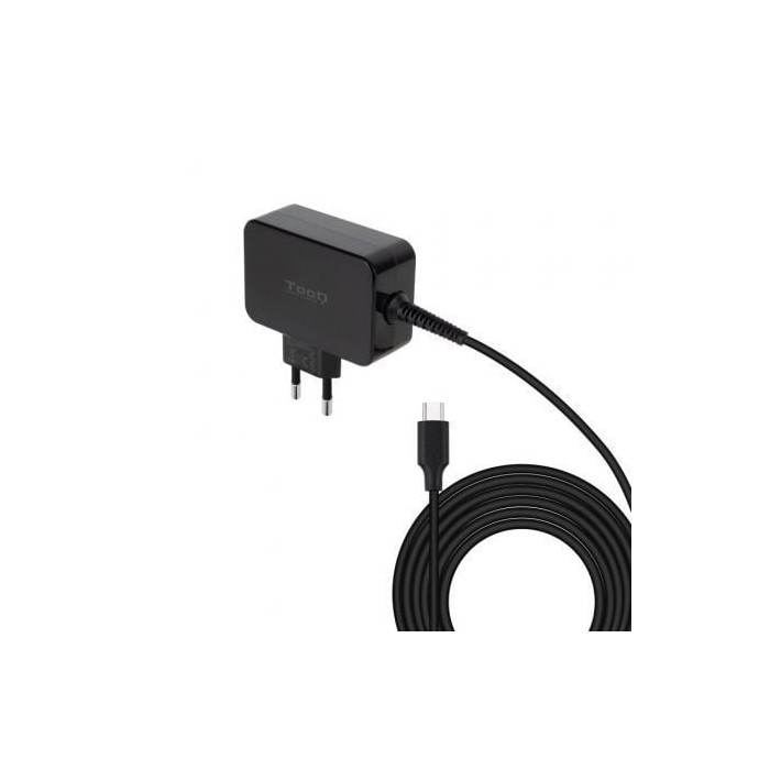 Cargador de Portátil GaN TooQ TQLC-USBCGAN65PD USB Tipo-C/ 65W/ Automático/ Voltaje 5-20V | Cargadores