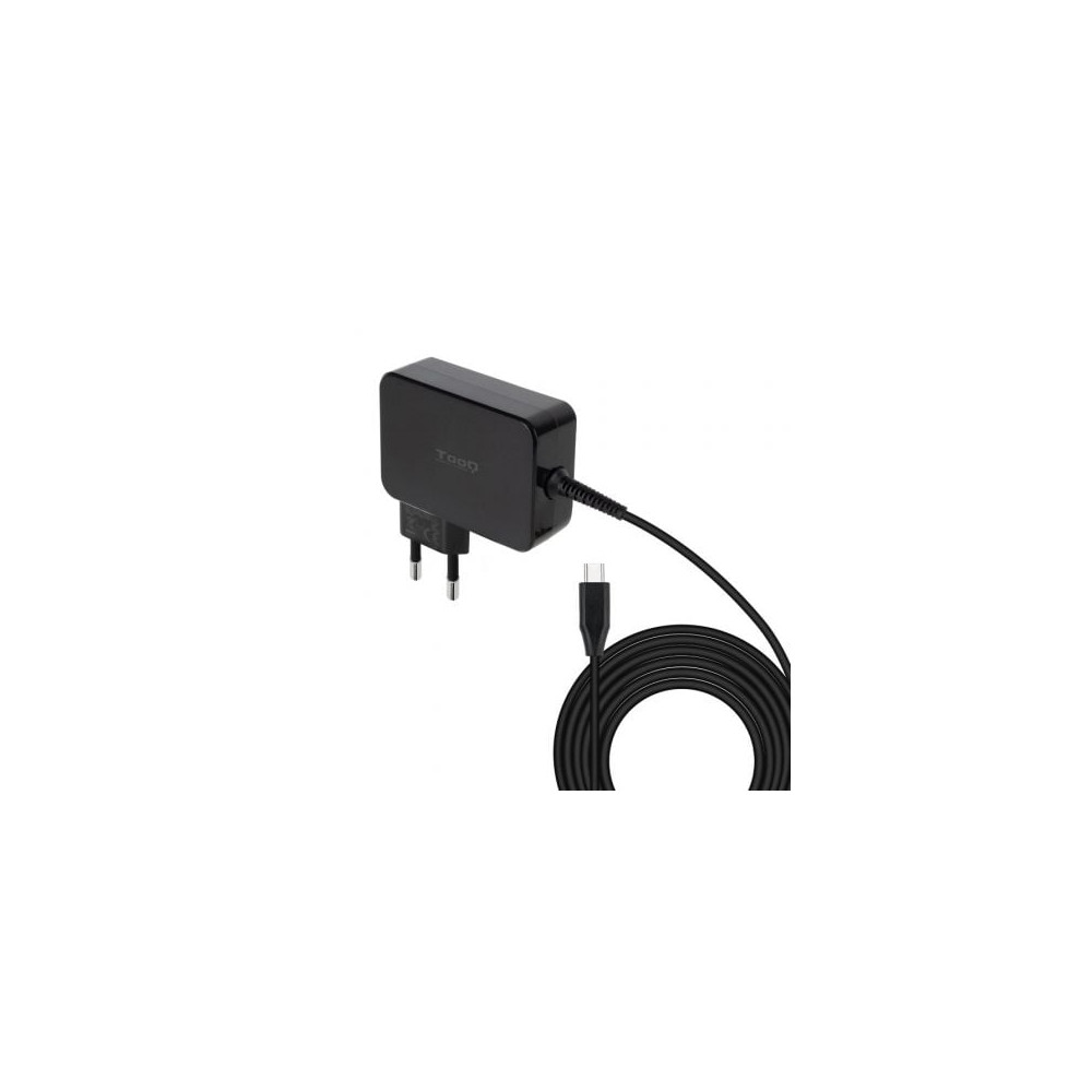 Cargador de Portátil GaN TooQ TQLC-USBCGAN90PD/ 1xUSB Tipo-C/ 90W/ Automático/ Voltaje 5-20V | Cargadores
