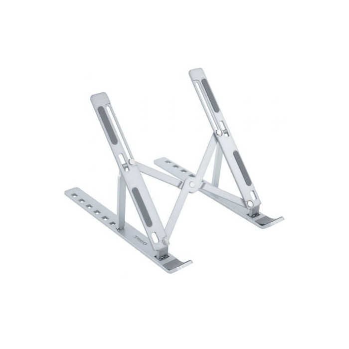 Soporte TooQ TQLRS0035-AL para Portátil/ Tablet hasta 15'/ Plata | Bases Refrigeradoras