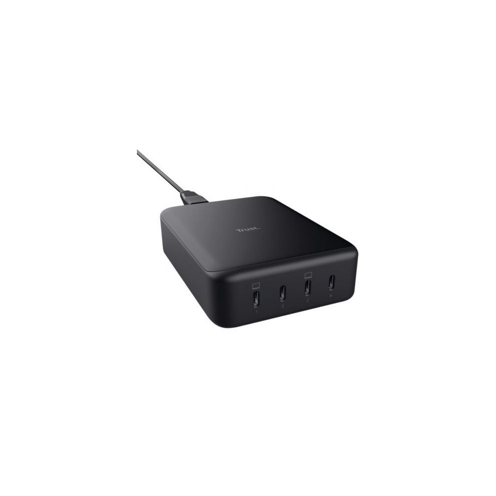 Cargador de Pared GaN Trust Maxo/ 4xUSB Tipo-C/ 240W/ Automático/ Voltaje 5-20V | Cargadores