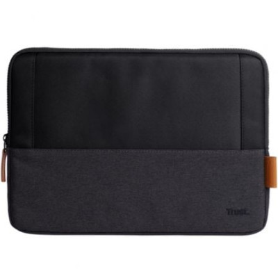 Funda Trust Lisboa para Portátiles hasta 13.3'/ Negra | Maletines y Fundas