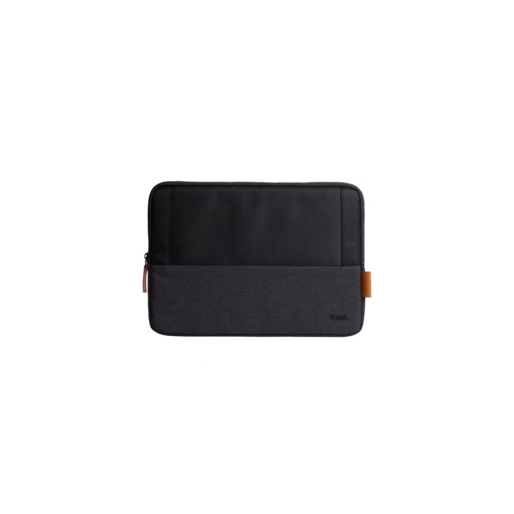 Funda Trust Lisboa para Portátiles hasta 13.3'/ Negra | Maletines y Fundas
