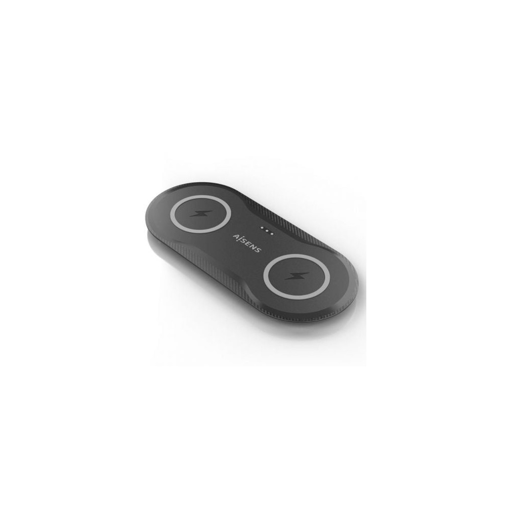 Base de carga Inalámbrica Aisens ASCH-15W2WC060-BK/ 15W/ Negro | Cargadores hasta 45W