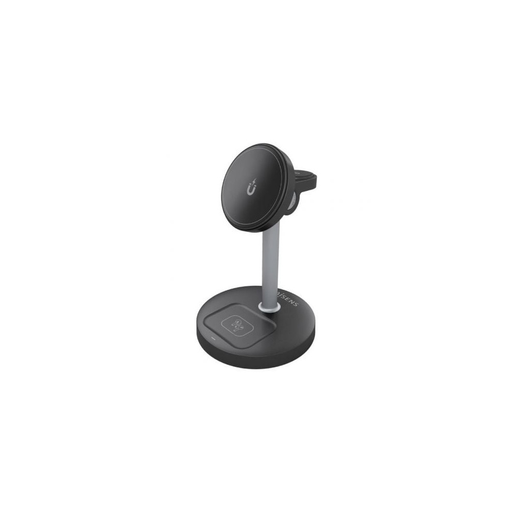 Base de carga Inalámbrica Aisens ASCH-15W3WC066-BK/ 15W/ Negro | Cargadores hasta 45W