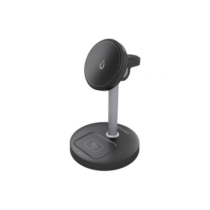 Base de carga Inalámbrica Aisens ASCH-15W3WC066-BK/ 15W/ Negro | Cargadores hasta 45W
