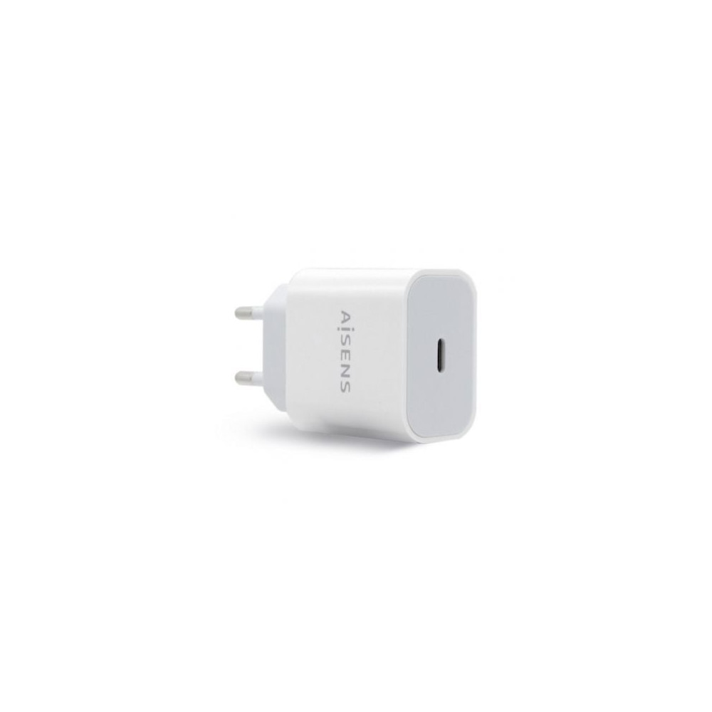 Cargador de Pared Aisens A110-0537/ 1xUSB Tipo-C/ 20W | Cargadores hasta 45W