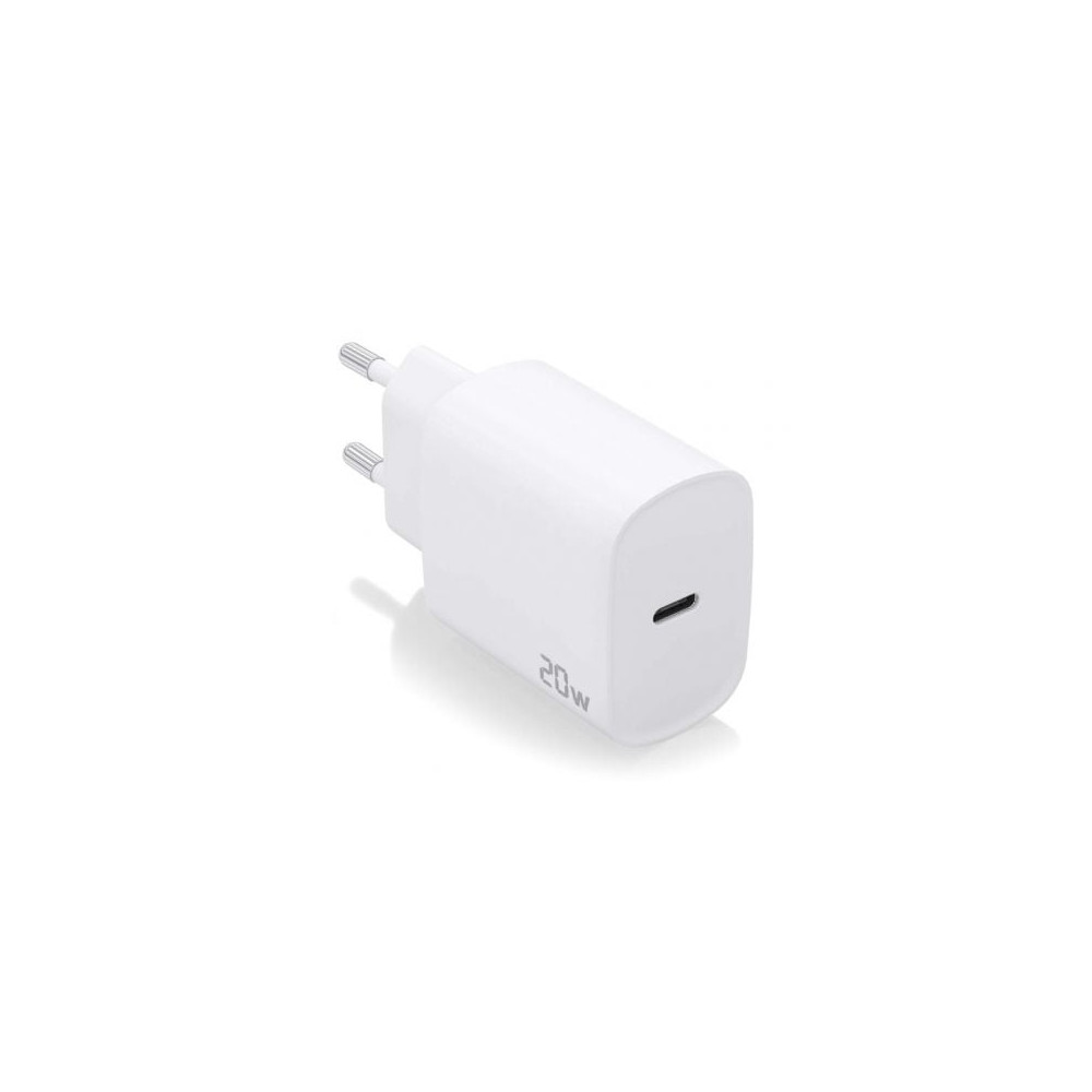 Cargador de Pared Aisens A110-0752/ 1xUSB Tipo-C/ 20W | Cargadores hasta 45W