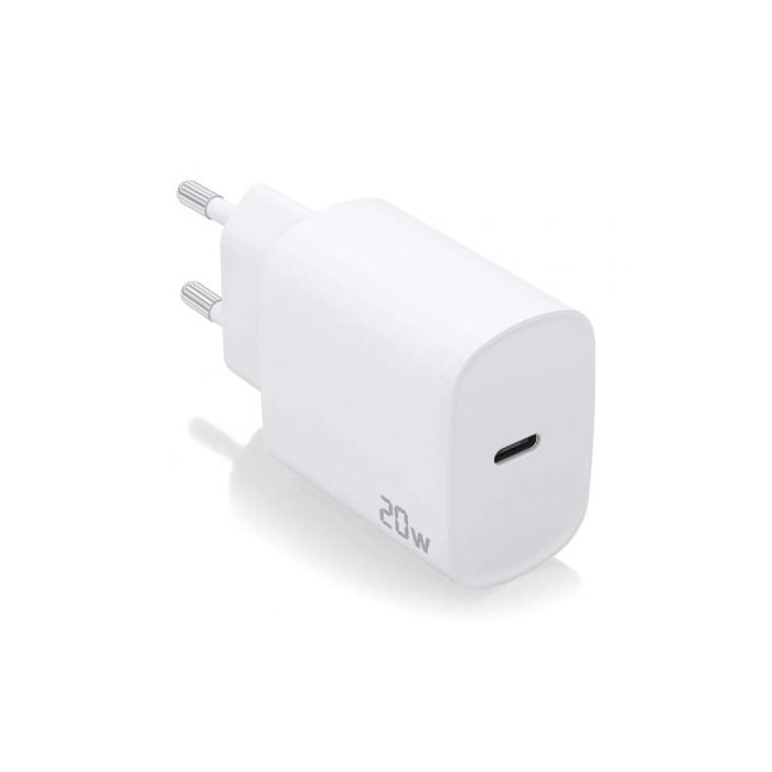Cargador de Pared Aisens A110-0752/ 1xUSB Tipo-C/ 20W | Cargadores hasta 45W
