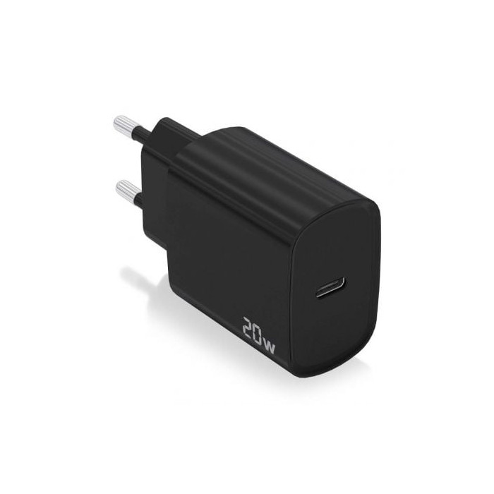 Cargador de Pared Aisens A110-0753/ 1xUSB Tipo-C/ 20W | Cargadores hasta 45W