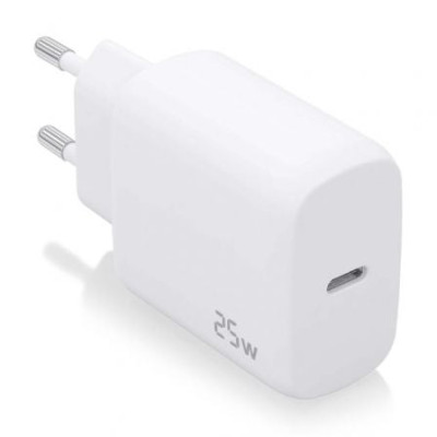 Cargador de Pared Aisens A110-0756/ 1xUSB Tipo-C/ 25W | Cargadores hasta 45W