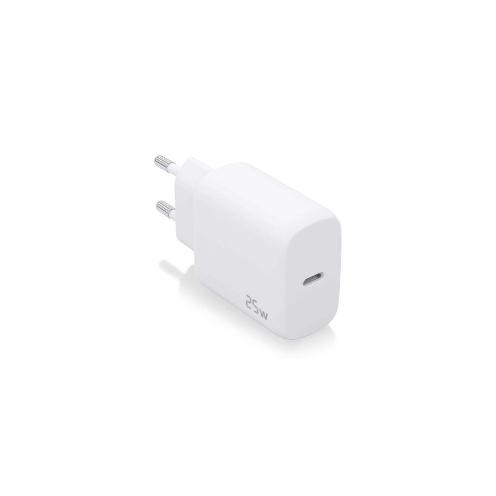 Cargador de Pared Aisens A110-0756/ 1xUSB Tipo-C/ 25W | Cargadores hasta 45W