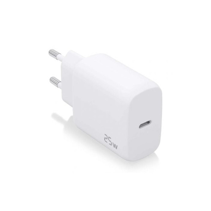 Cargador de Pared Aisens A110-0756/ 1xUSB Tipo-C/ 25W | Cargadores hasta 45W