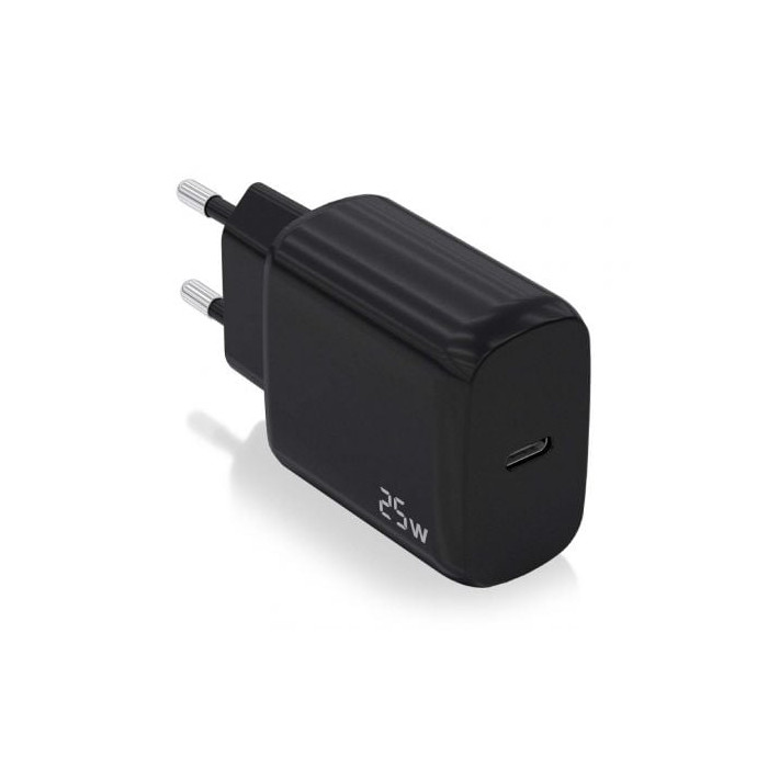 Cargador de Pared Aisens A110-0757/ 1xUSB Tipo-C/ 25W | Cargadores hasta 45W