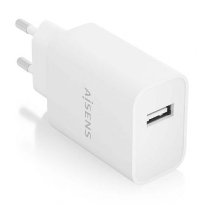 Cargador de Pared Aisens A110-0853/ 1xUSB/ 10.5W | Cargadores hasta 45W