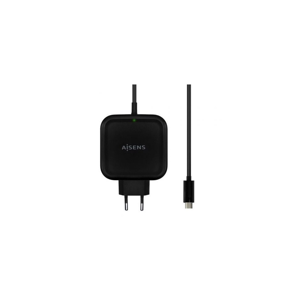 Cargador de Pared Aisens ASCH-1PD65WL-BK/ 1xUSB Tipo-C/ 65W | Cargadores +60W
