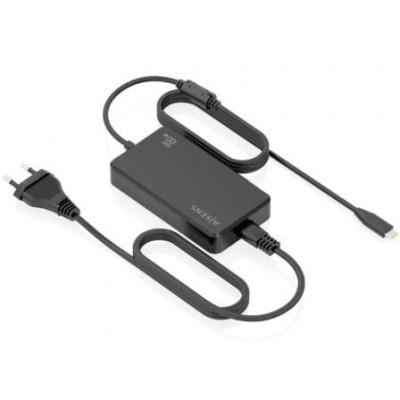 Cargador Sobremesa GaN Aisens ASCH-1PD100D070-BK/ 1xUSB Tipo-C/ 100W | Cargadores +60W