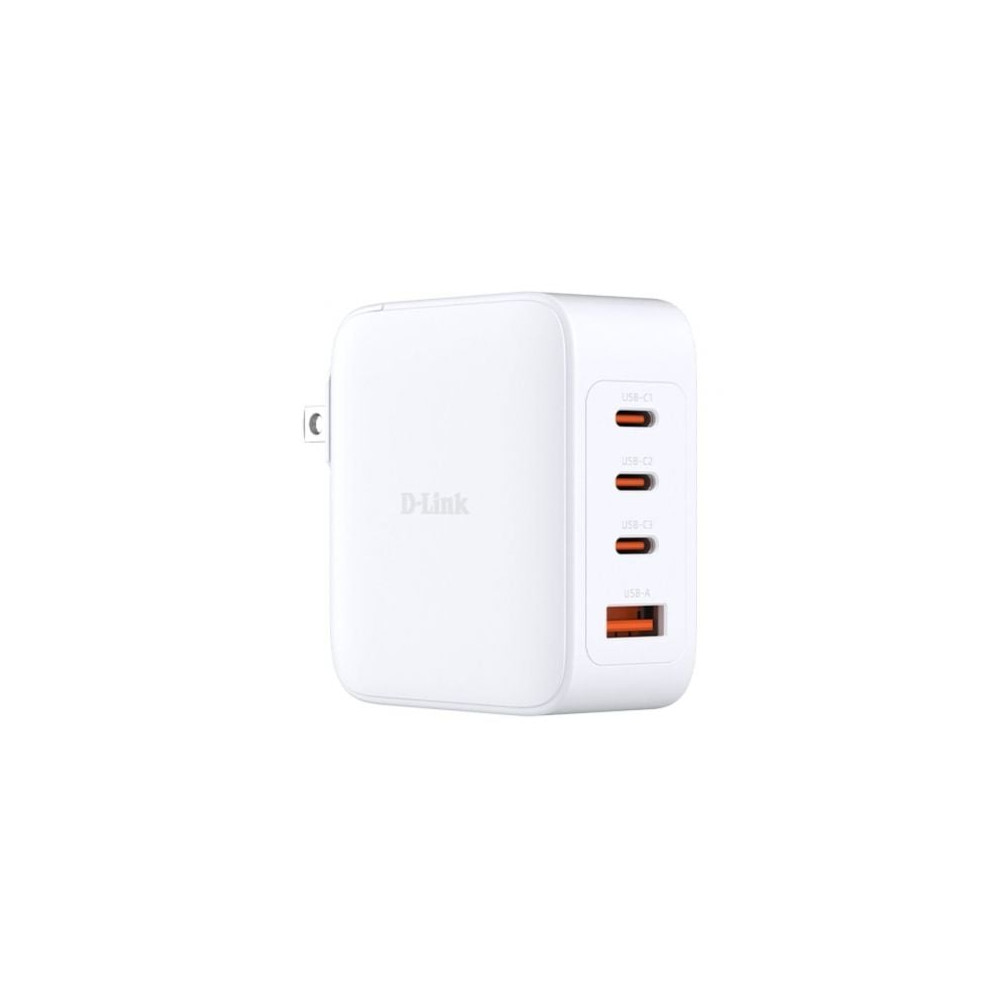 Cargador de Pared GaN D-Link DCF-141/E/ 3xUSB Tipo-C/ 1xUSB/ 140W | Cargadores +60W