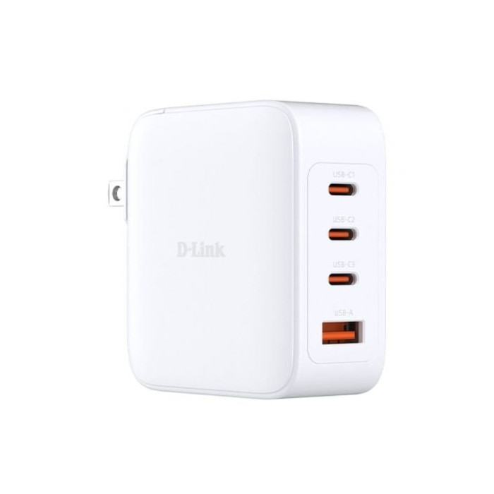 Cargador de Pared GaN D-Link DCF-141/E/ 3xUSB Tipo-C/ 1xUSB/ 140W | Cargadores +60W