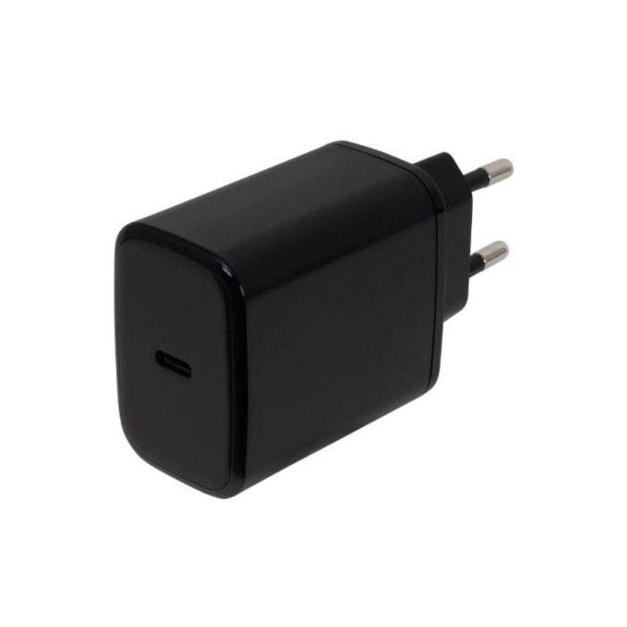 Cargador de Pared GaN Fonestar POWER-C-65/ 1xUSB Tipo-C/ 65W/ Negro | Cargadores +60W