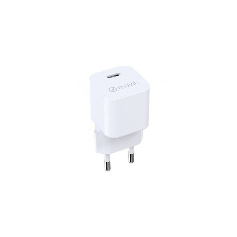 Cargador de Pared Muvit For Change MCACC0047/ 1xUSB Tipo-C/ 30W | Cargadores hasta 45W