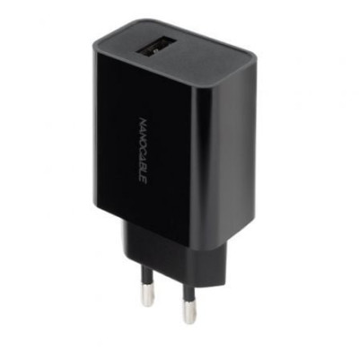 Cargador de Pared Nanocable 10.10.2004/ 1xUSB/ 10W/ Negro | Cargadores hasta 45W
